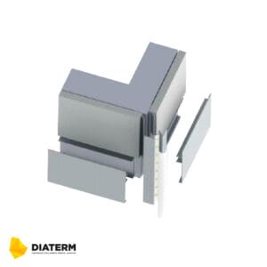 Perfiles Cornerplack LED para esquina